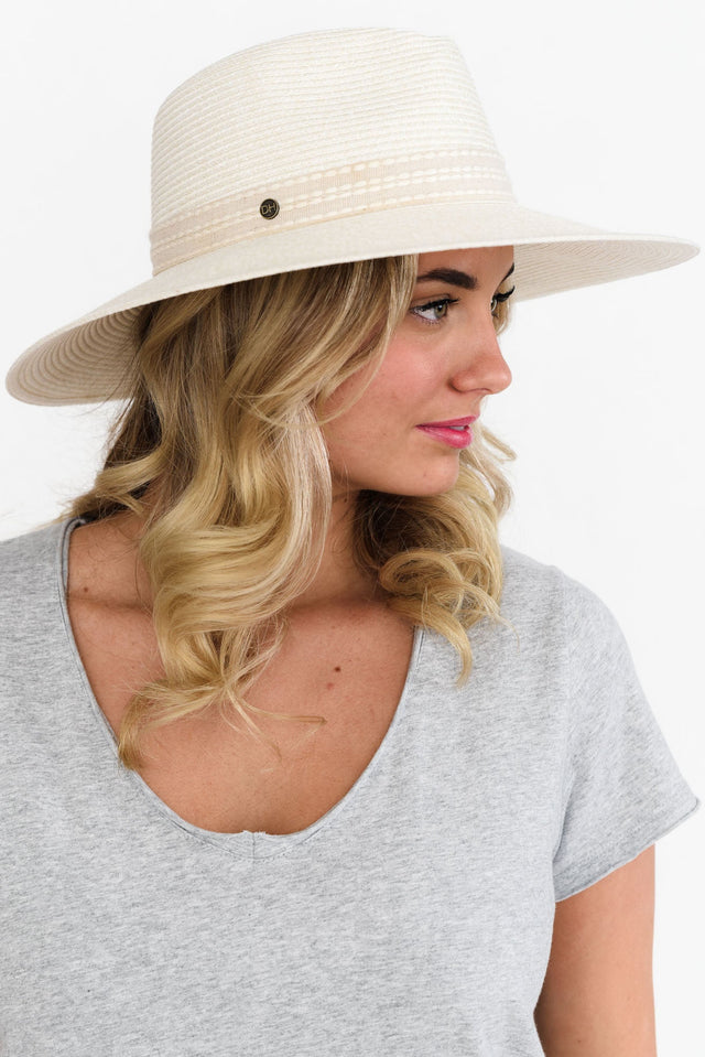 Whitehaven Ivory Flexibraid Fedora image 1