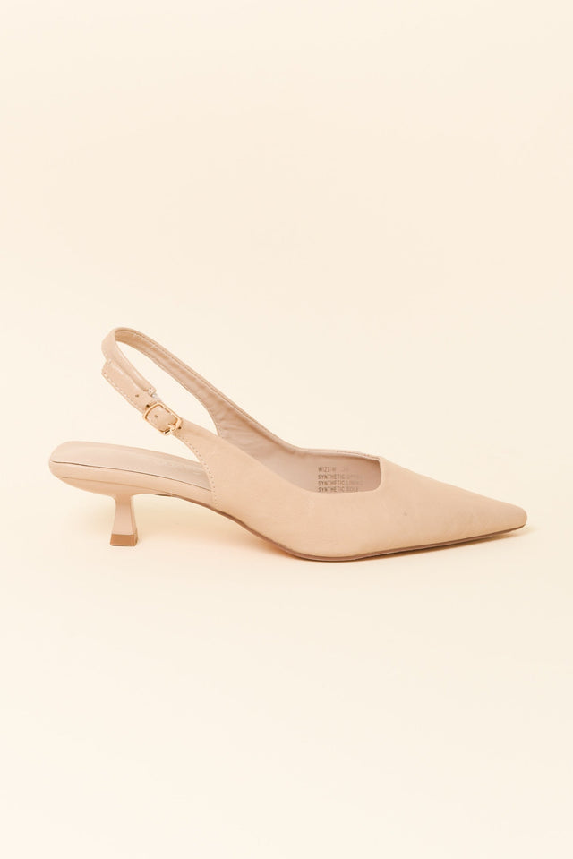 Wizz Beige Slingback Heel image 1
