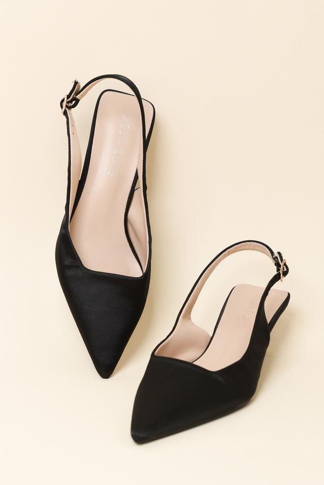 Wizz Black Slingback Heel image 2