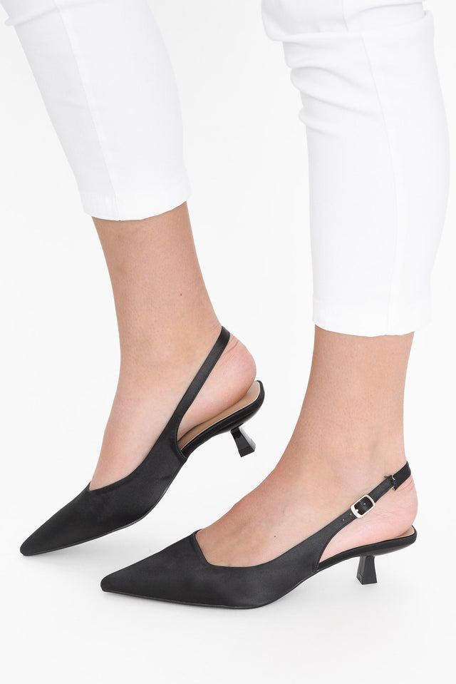 Wizz Black Slingback Heel image 3