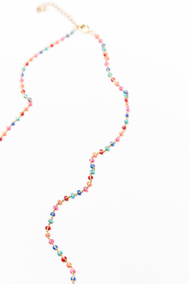 Ziva Multi Festive Beaded Necklace image 3