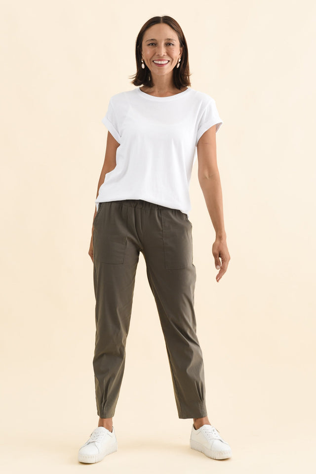 Air-Lite Olive Stretch Pocket Pants image 6