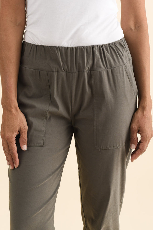 Air-Lite Olive Stretch Pocket Pants image 5