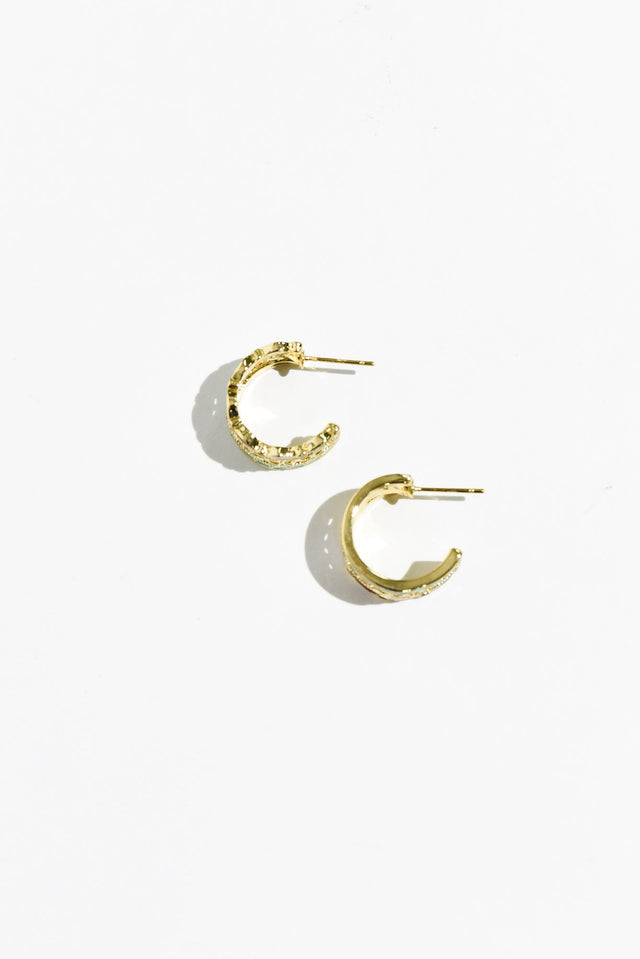 Ames Gold Hoop Earrings