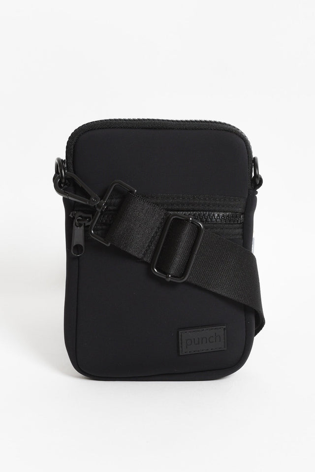 Andie Black Neoprene Phone Bag