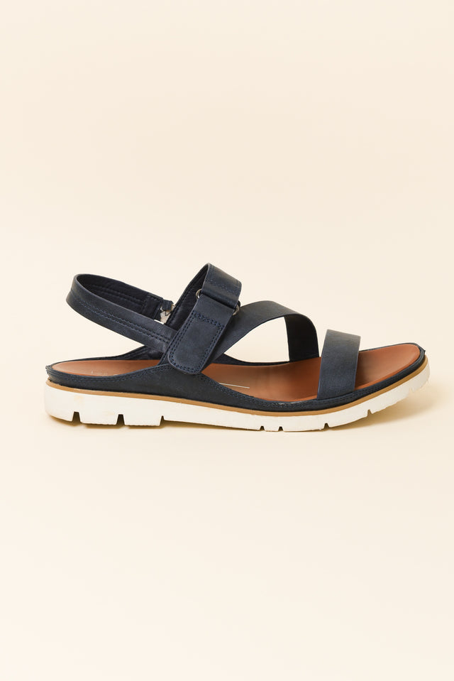 Ashli Navy Strappy Sandal image 3