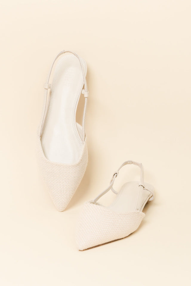 Ava Blush Leather Slingback Mule