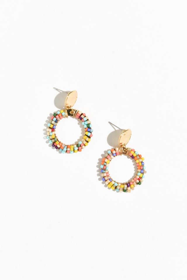 Belair Multi Beaded Drop Earrings
