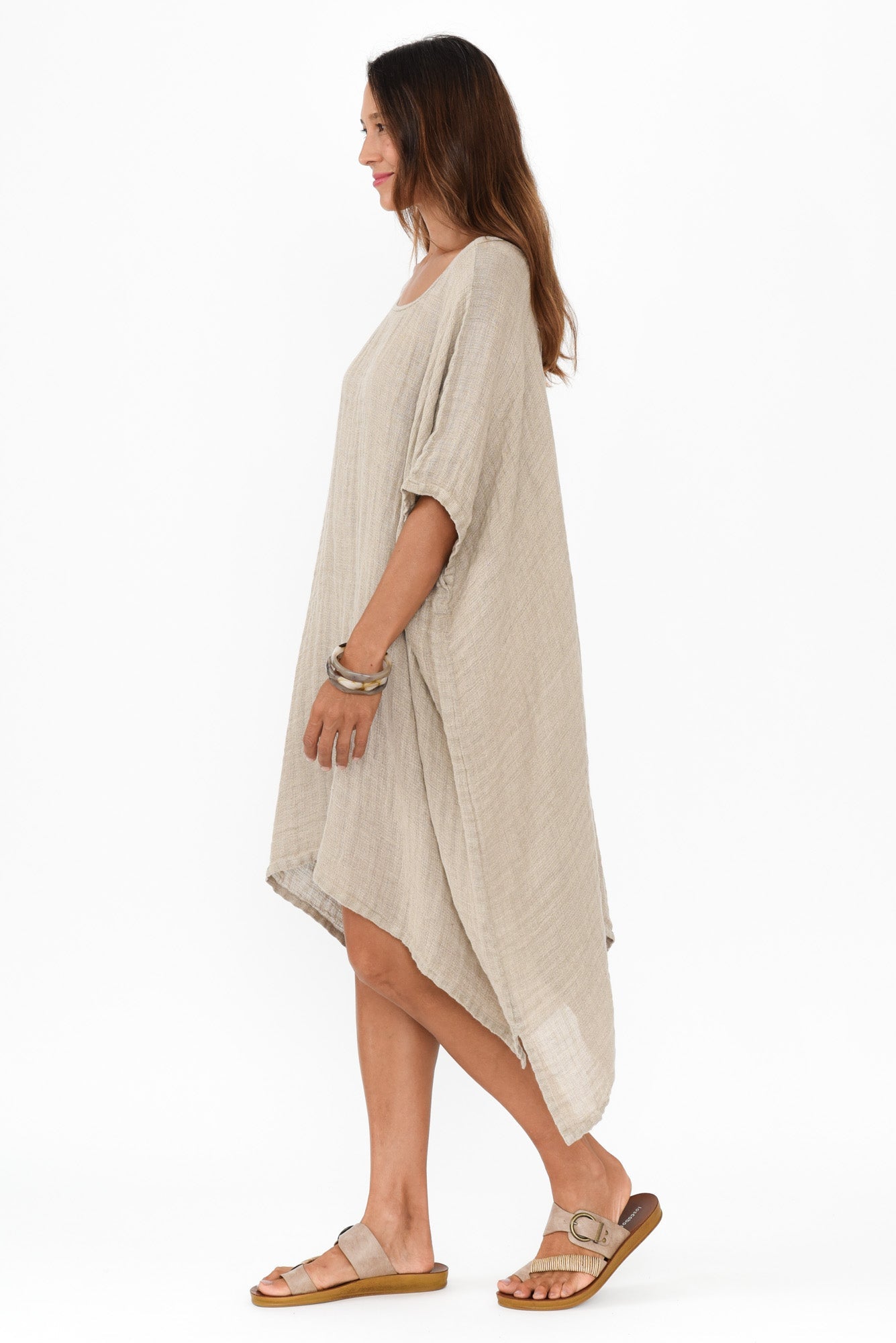Belize Natural Linen Kaftan Belize Natural Linen Kaftan