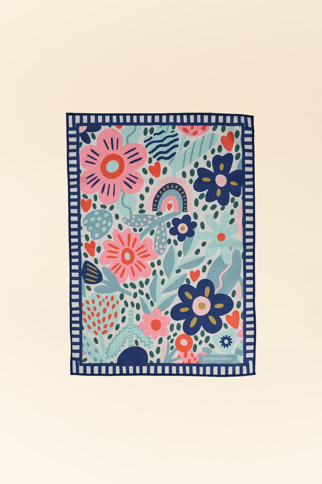 Garden Love Microfibre Tea Towel
