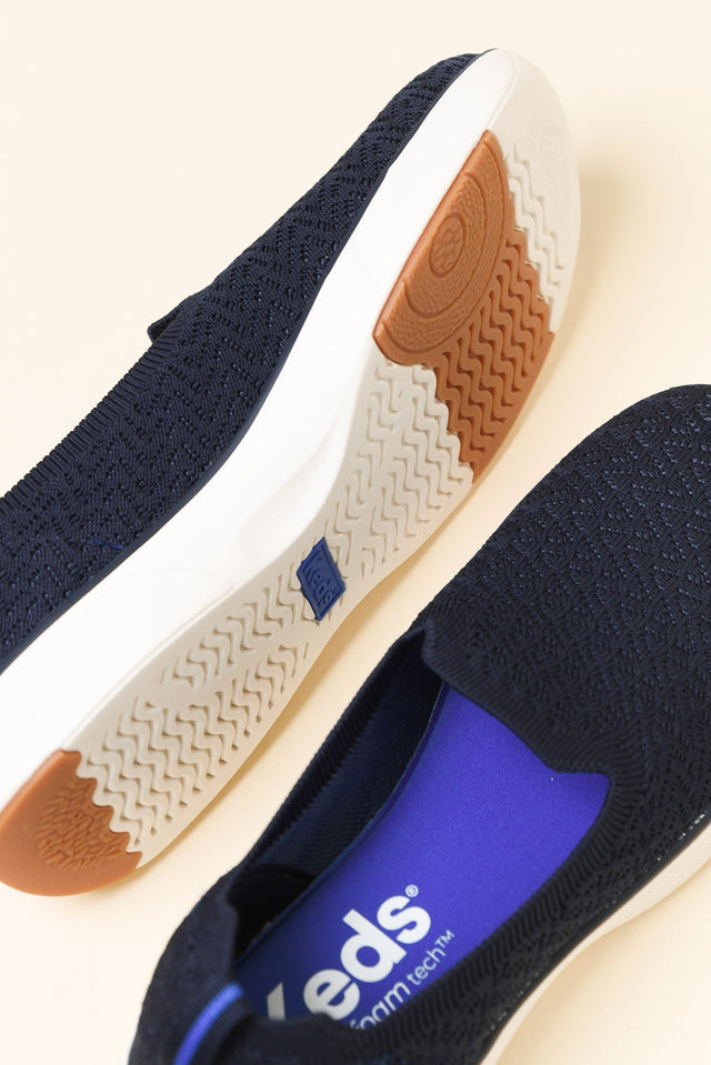 Bliss Walk Navy Knit Loafer image 3