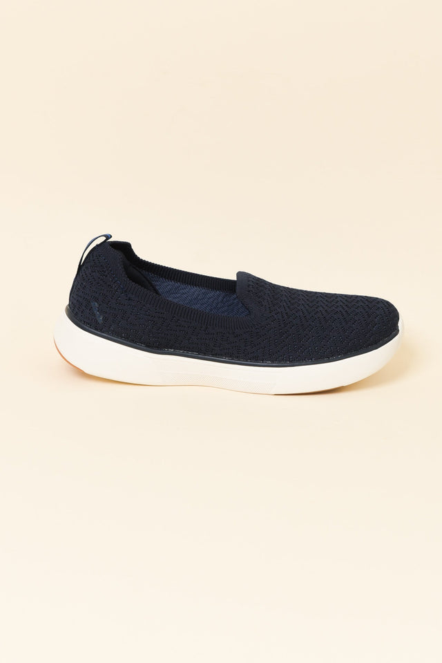 Bliss Walk Navy Knit Loafer
