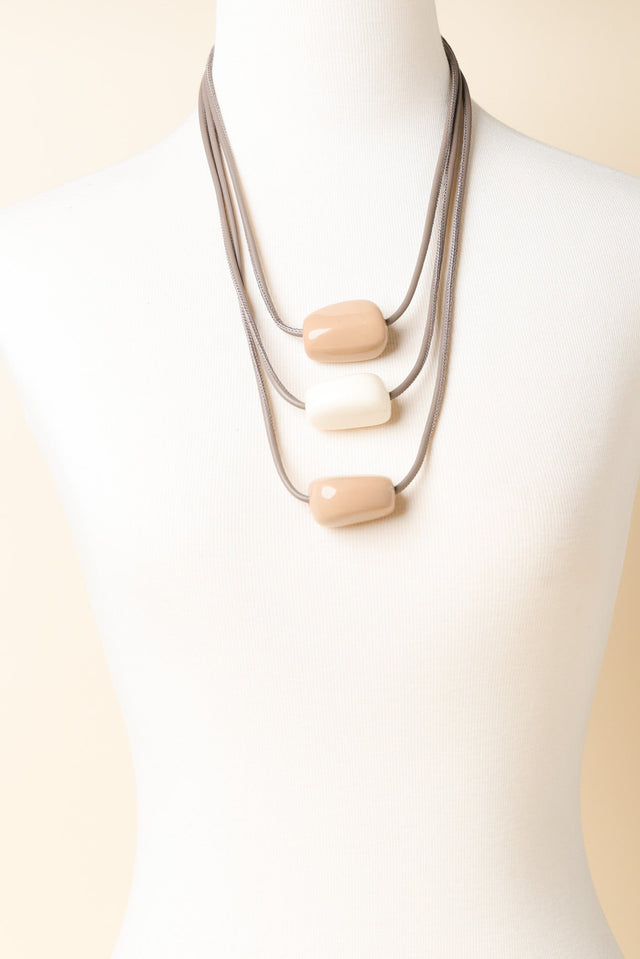 Bray Mocha Beaded Necklace