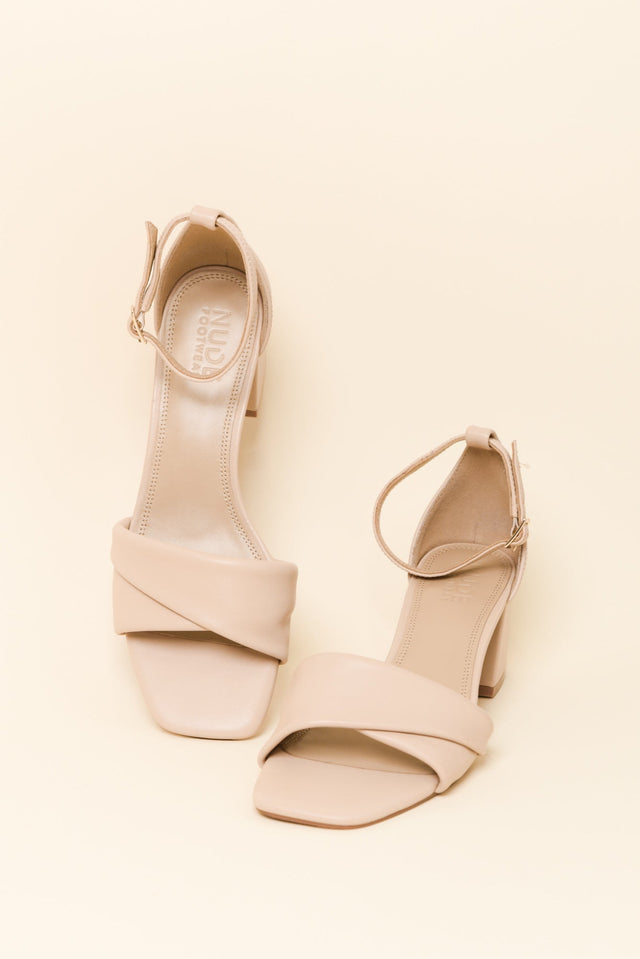 Britt Nude Leather Heel