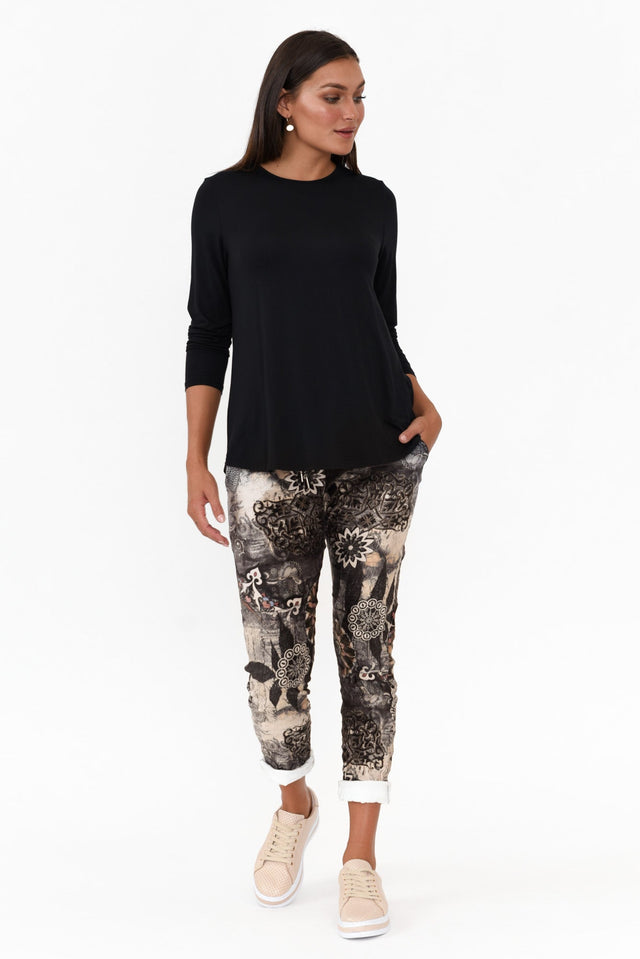 Carla Black Micro Modal Top banner image