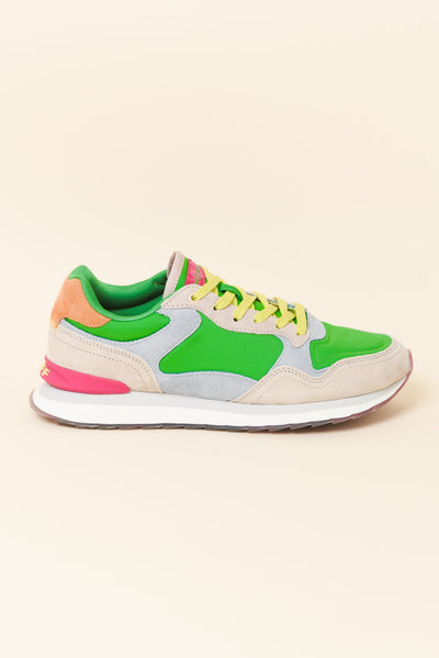 City Green Multi Leather Sneaker