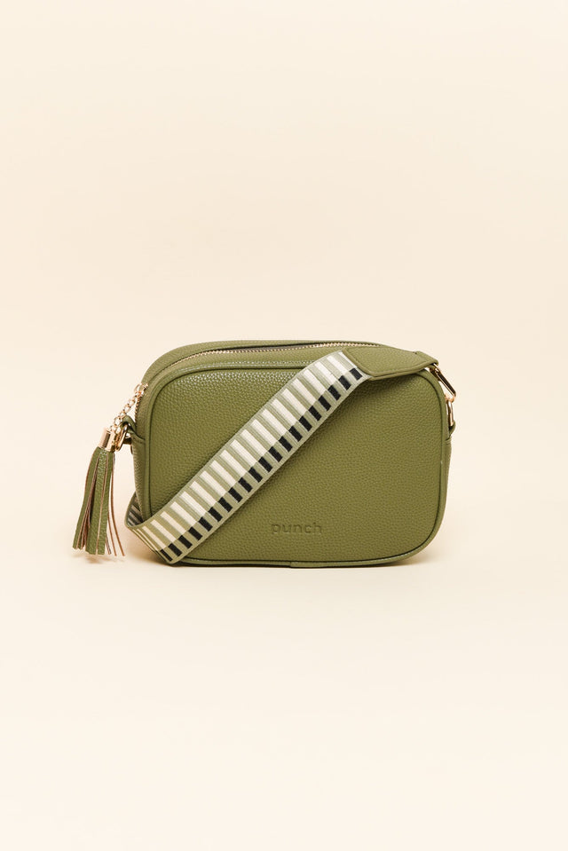 Dell Khaki Crossbody Bag