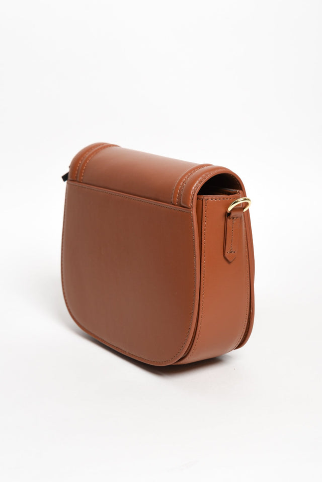 Dickens Tan Leather Crossbody Bag image 4