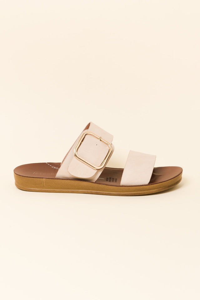 Doti Cream Buckle Slide