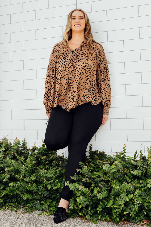 Elsa Black Winter Ponte Pants image 7