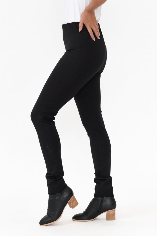Elsa Black Winter Ponte Pants image 3