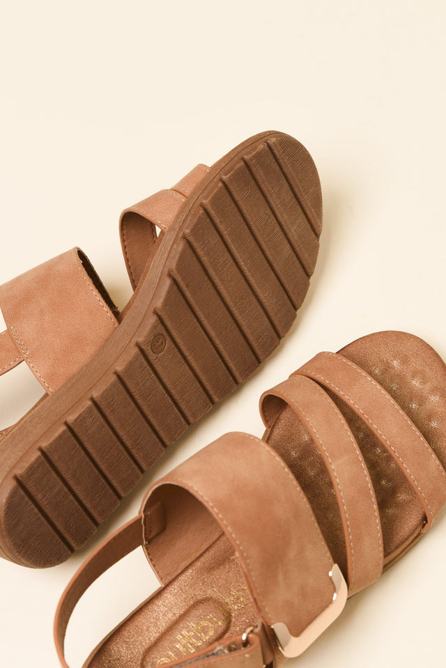 Flinders Tan Velcro Sandal image 4