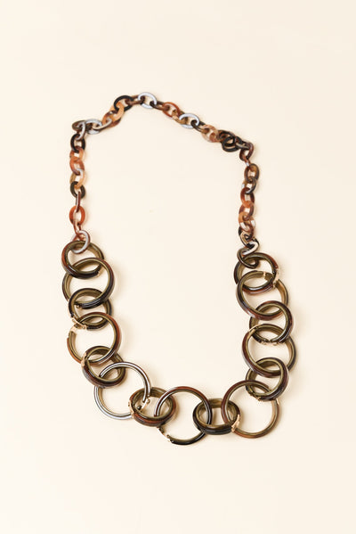 Foster Brown Linked Necklace