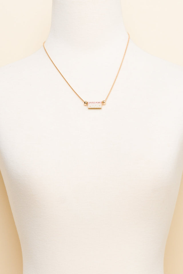 Gasly Gold Happy Chain Necklace image 2