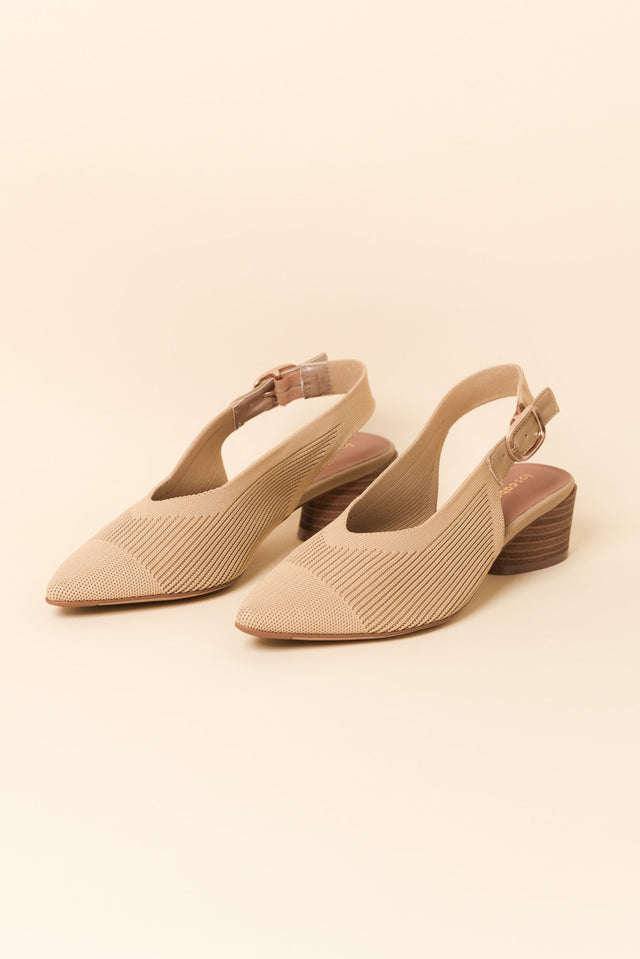 Hana Caramel Slingback Heel