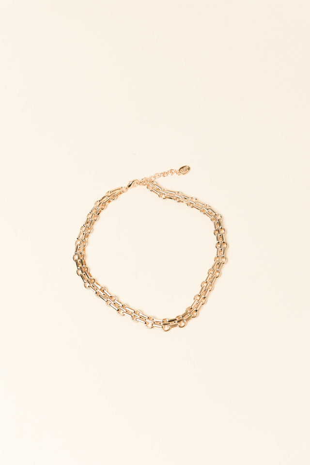 Hanly Gold Linked Chain Necklace