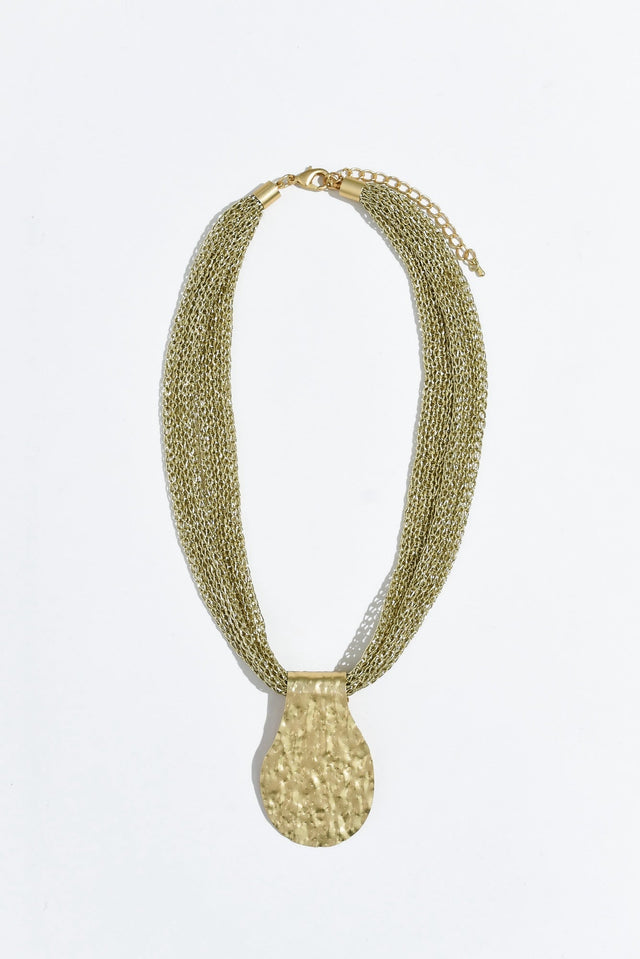 Iliana Gold Chain Pendant Necklace