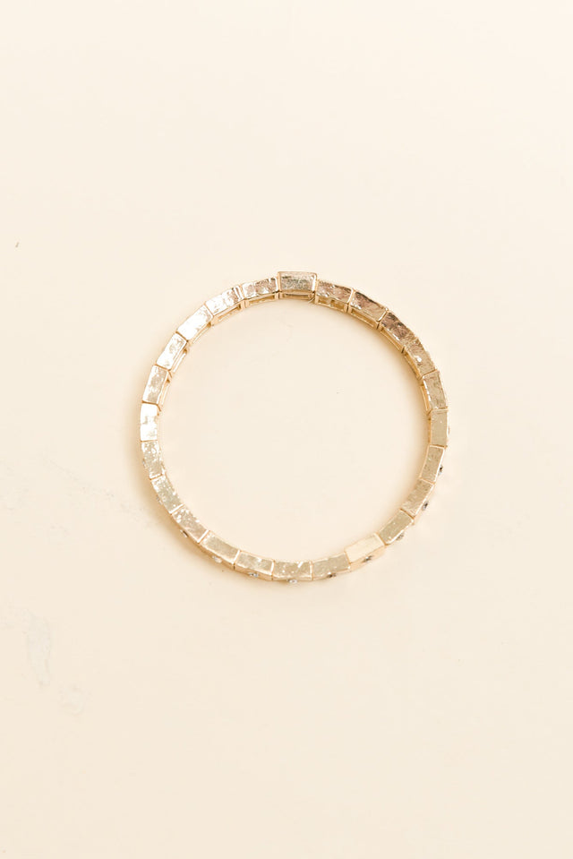 Isobel Gold Crystal Beaded Bracelet