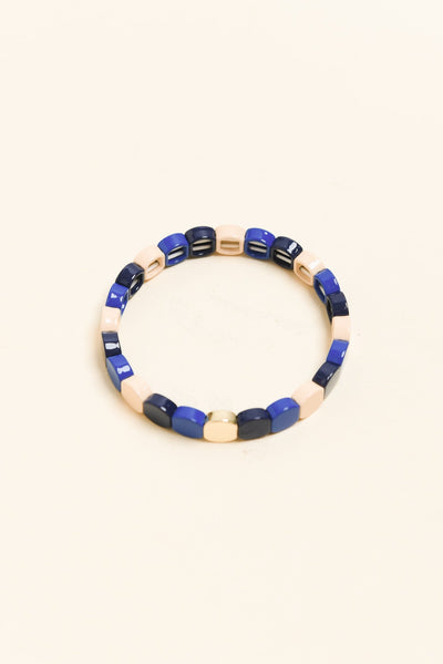 Ivy Blue Beaded Bracelet