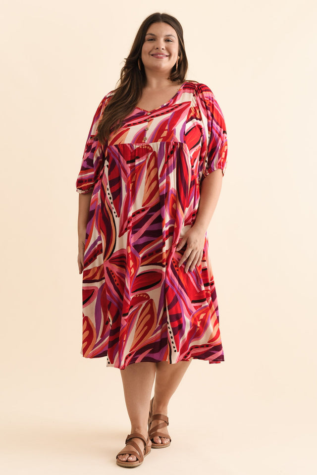 plus-size,curve-dresses,plus-size-sleeved-dresses,plus-size-below-knee-dresses,plus-size-summer-dresses,alt text|model:Gabby image 9