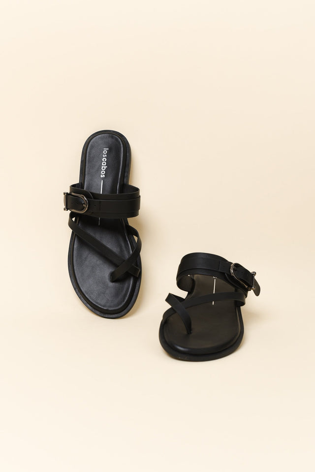 Kooning Black Buckle Slide