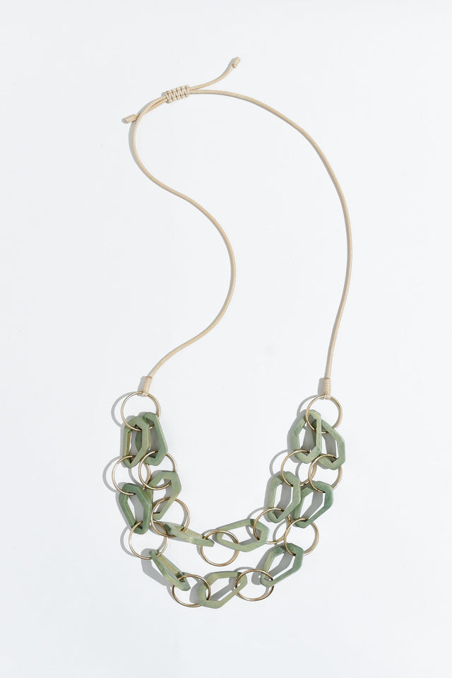 Leanne Green Wooden Layered Necklace
