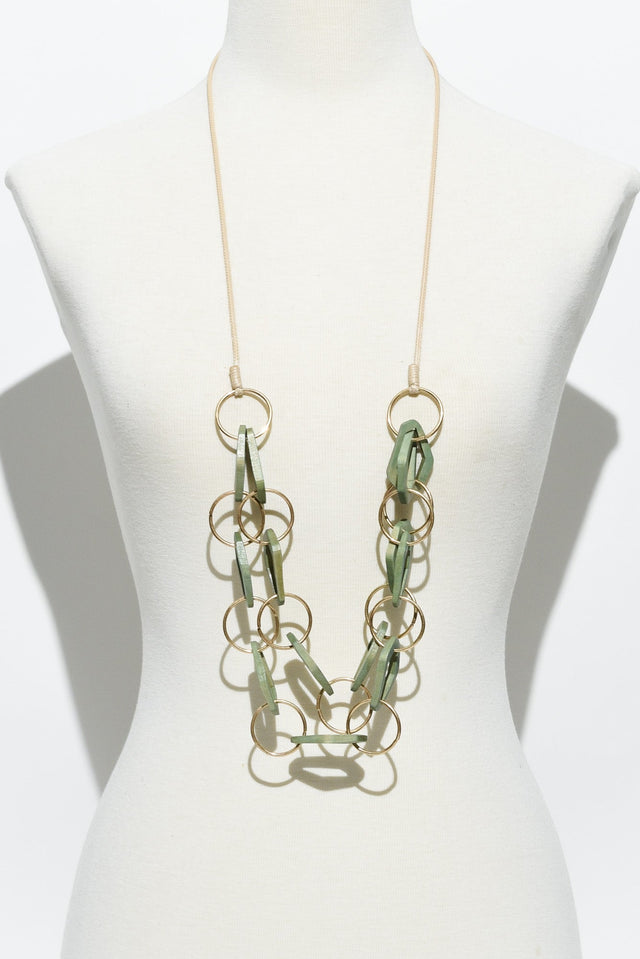 Leanne Green Wooden Layered Necklace