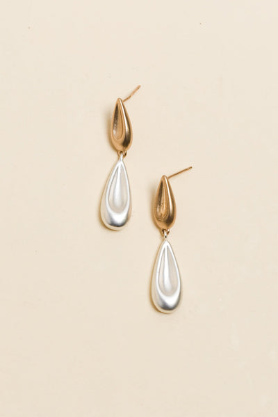 Lenah Gold Teardrop Earrings