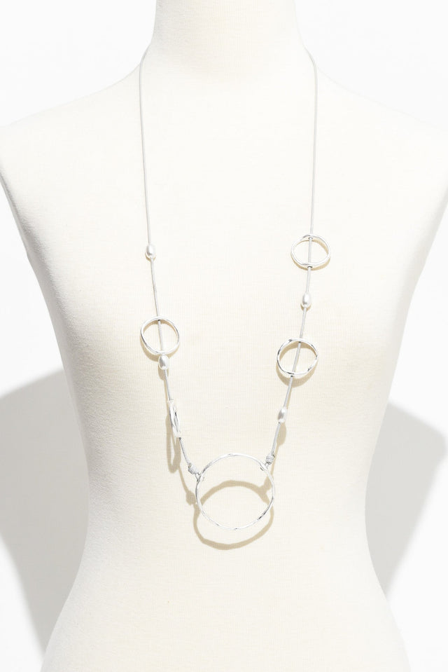 Leveque Silver Circle Necklace