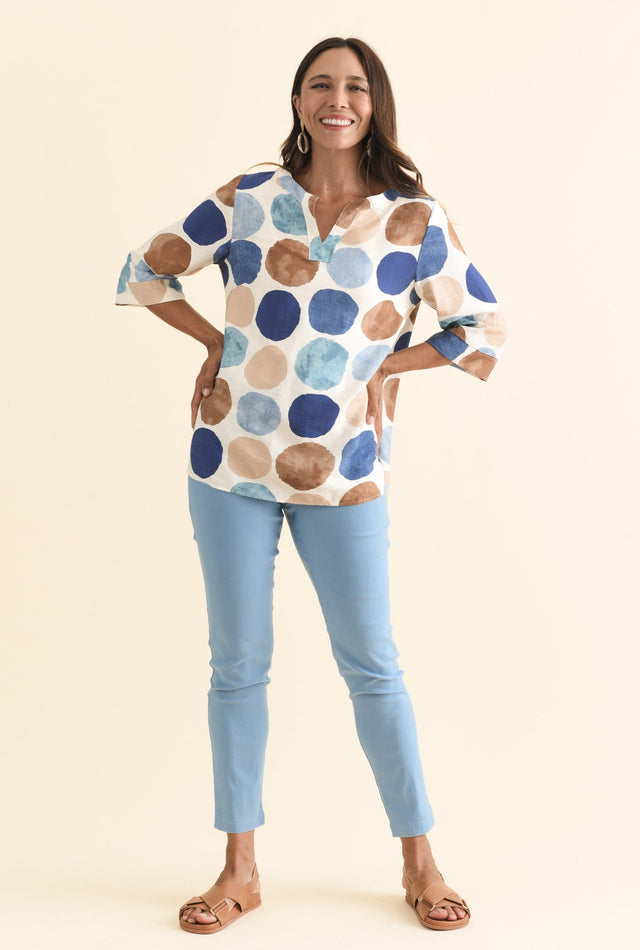 Giselle Blue Stretch Pants banner image