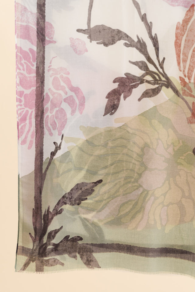 Maleny Cream Garden Scarf image 3