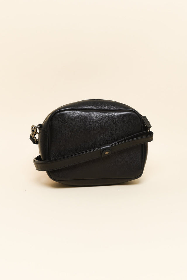 Mallie Black Leather Crossbody Bag image 2