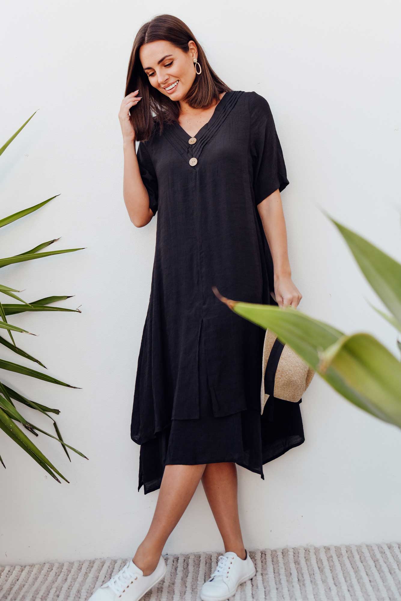 Nala Black Layers Dress Nala Black Layers Dress