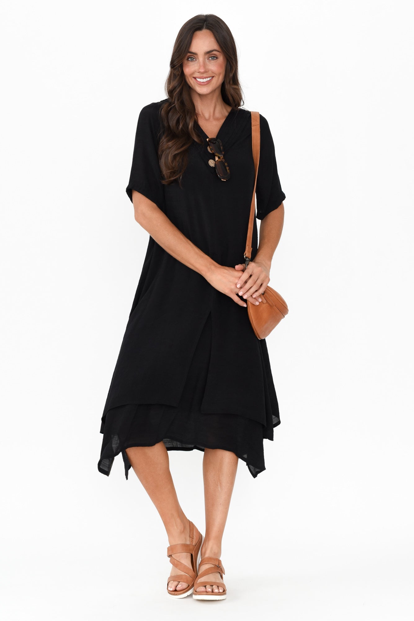 Nala Black Layers Dress Nala Black Layers Dress