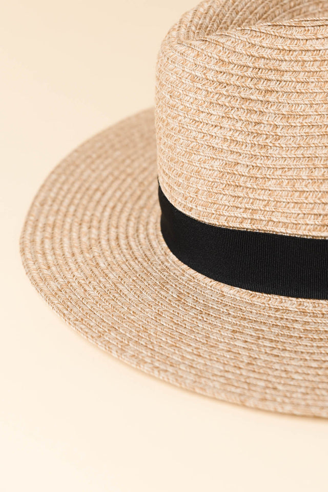Natural Wide Brim Travel Fedora image 3