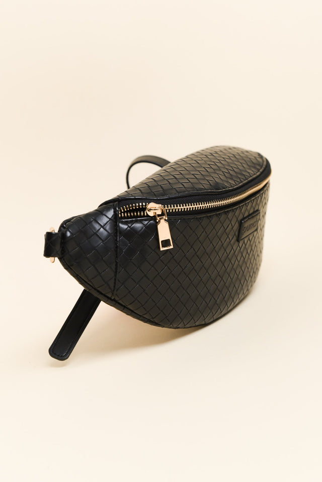 Nomad Black Woven Sling Bag image 3