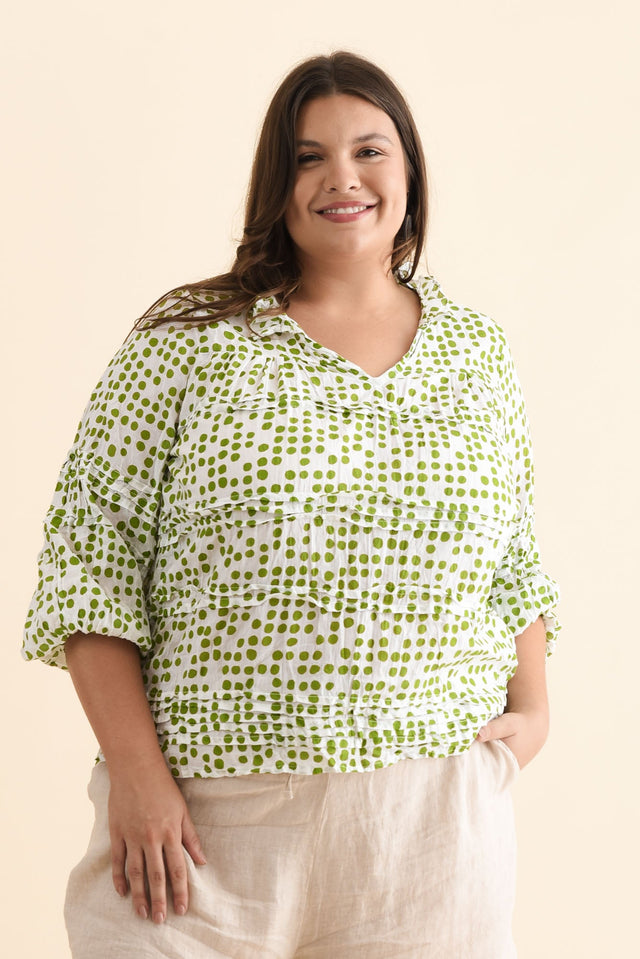plus-size,curve-tops,plus-size-sleeved-tops,plus-size-cotton-tops,alt text|model:Gabby image 8