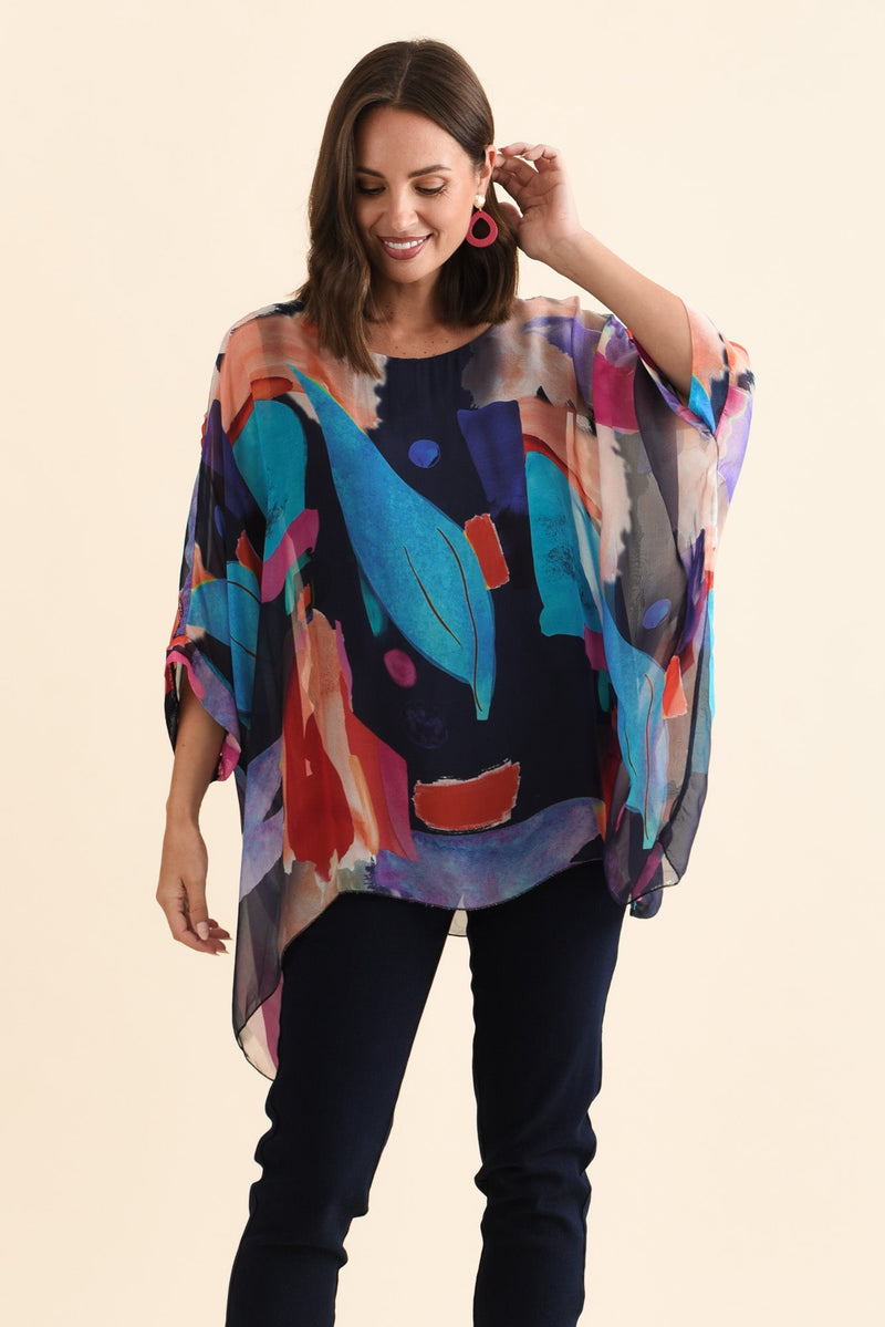 Sienna Silk Overlay Blouse