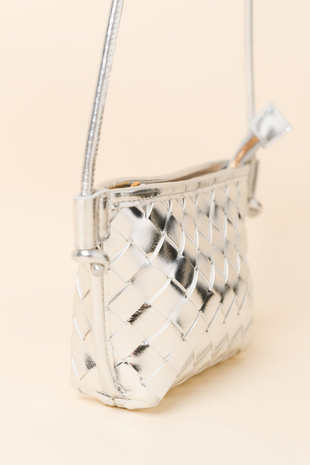 Perez Silver Crossbody Bag