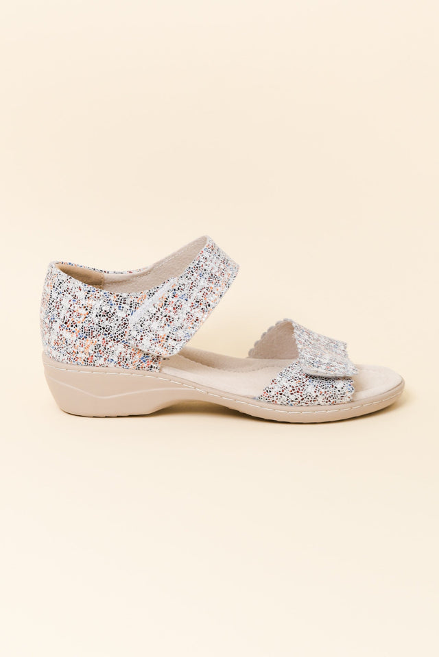 Petal Multi Leather Velcro Sandal